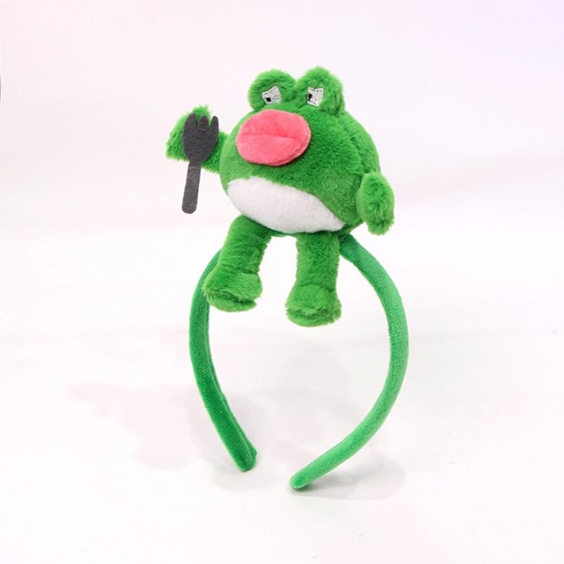 Cartoon Headbands Plush Animal Hairhoop For Kids Teens And Adult Fun Fashion Face Washing Hairband Party Accessories