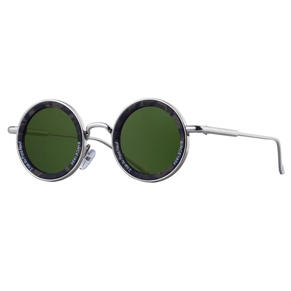JYL TS Men's Round - Retro Unique Sun-Protective Sunglasses ZS-98317