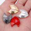 3pairs 18mm Alloy Heart-Shaped Stereoscopic Magnetic Clasps For DIY Necklace Jewelry Making Accessories