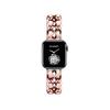 Řemínek z nerezové oceli pro Apple Watch série 6 řemínek SE 40 mm 44 mm Kožené hodinky iWatch 5 4 3 Náramek Correa 38 mm řemínek 42 mm Příslušenství