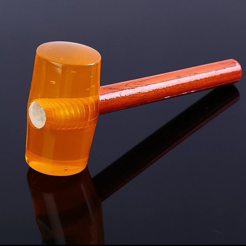 Transparent Rubber Mallet for Tapping, Leveling, and Tile Decoration