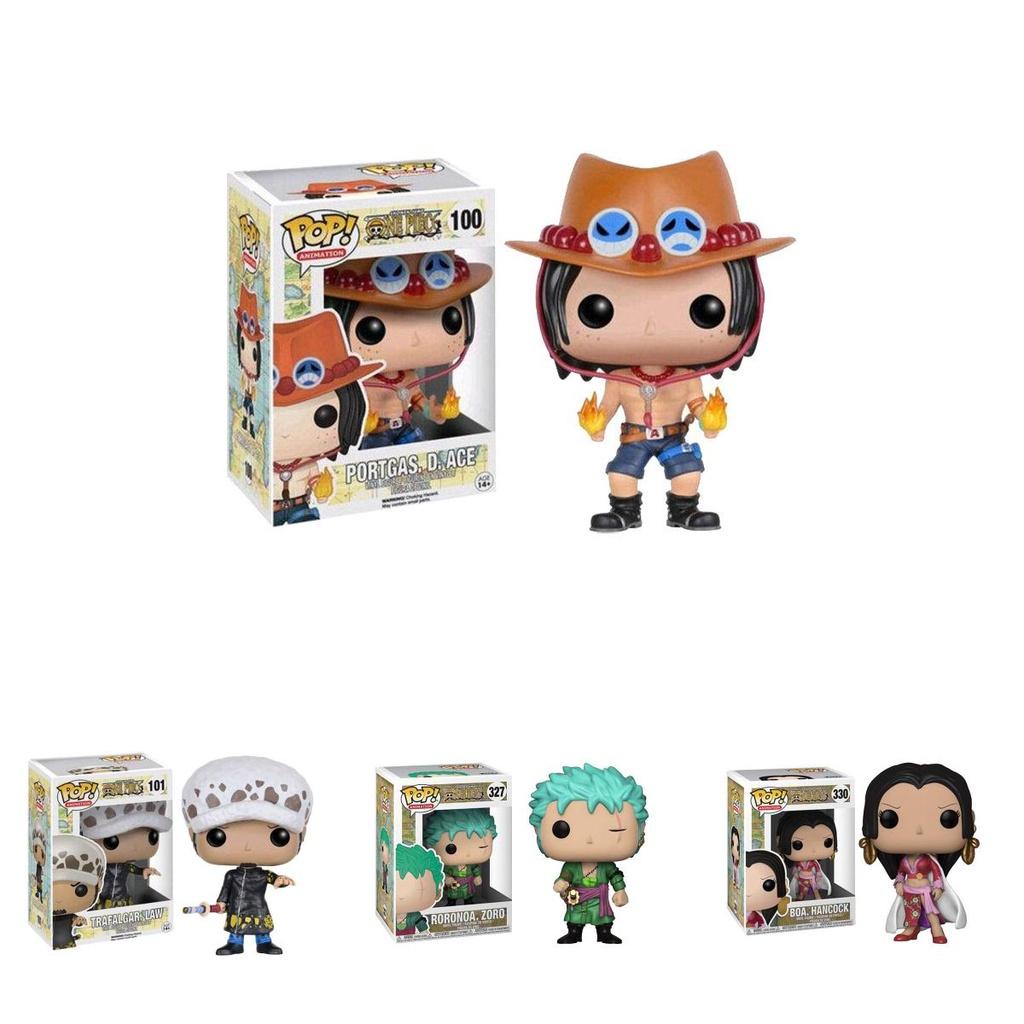 Unique Pop Anime One Piece Action Figures Luffy Ace Law Roronoa Zoro Ideal For Home Decoration