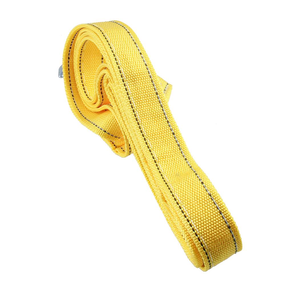 KITISUNI Tow Rope, 16.4 Ft (4 M), Car Towing Belt, Prevents Rolling Off, Includes