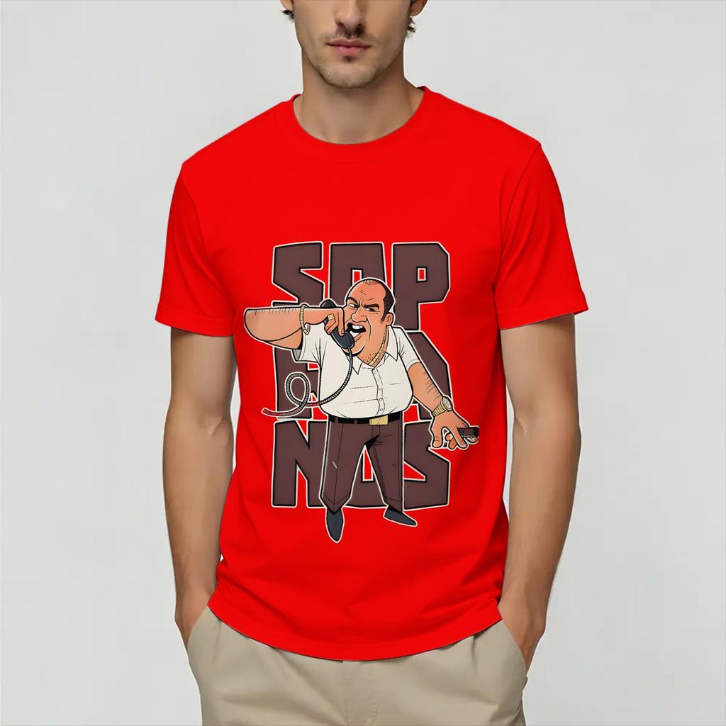 The Sopranos T Shirt Summer Cotton Tshirts For Unisexs Popular Pattern Tee Shirt Short Sleeves Vintage Clothing