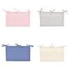 Baby Bed Organizer Hanging Storage Bag With Soft Fabric Material For Infant And Toddler Use