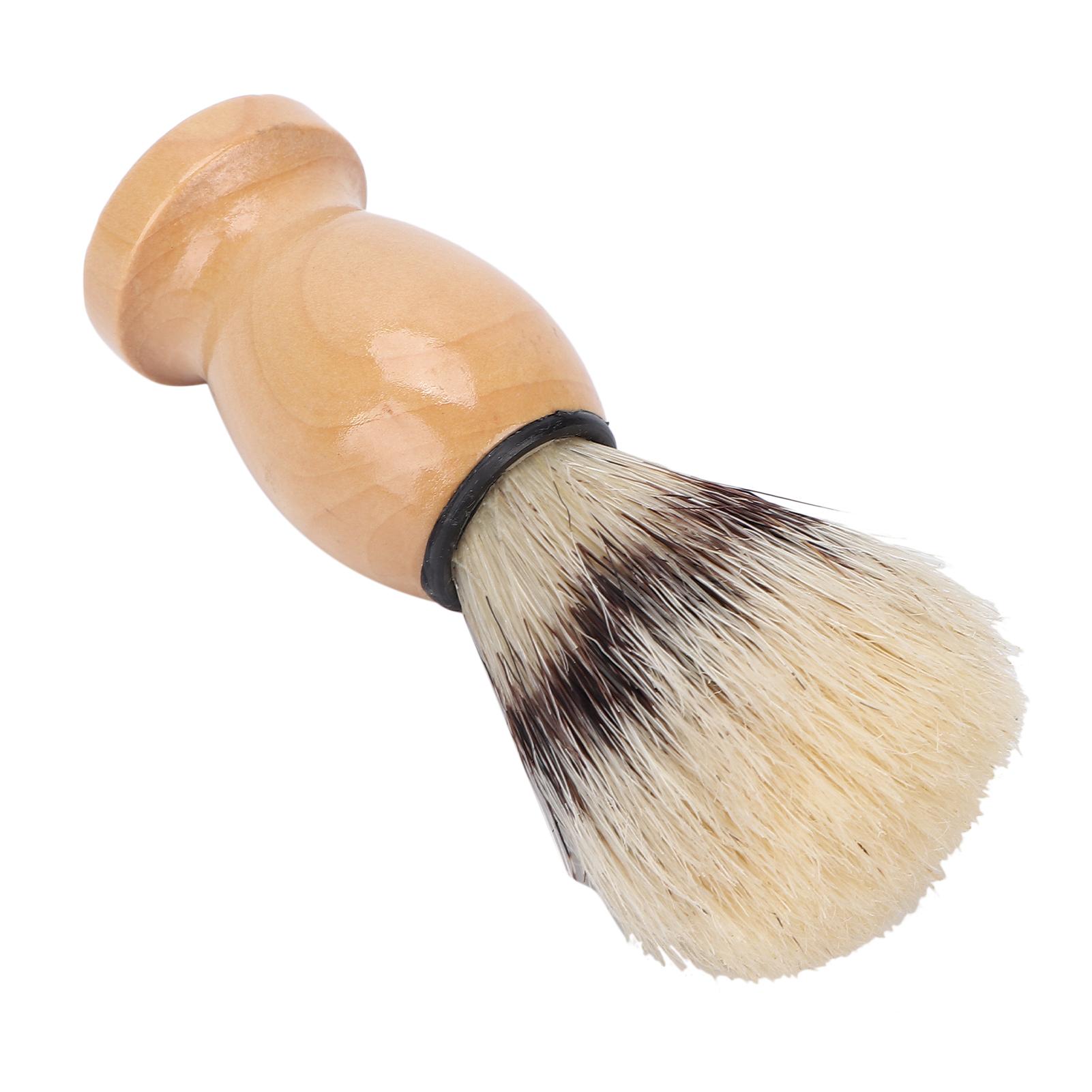 

Household Men Shaving Brush Hair Salon Portable Shaving Brush Face Grooming Tool