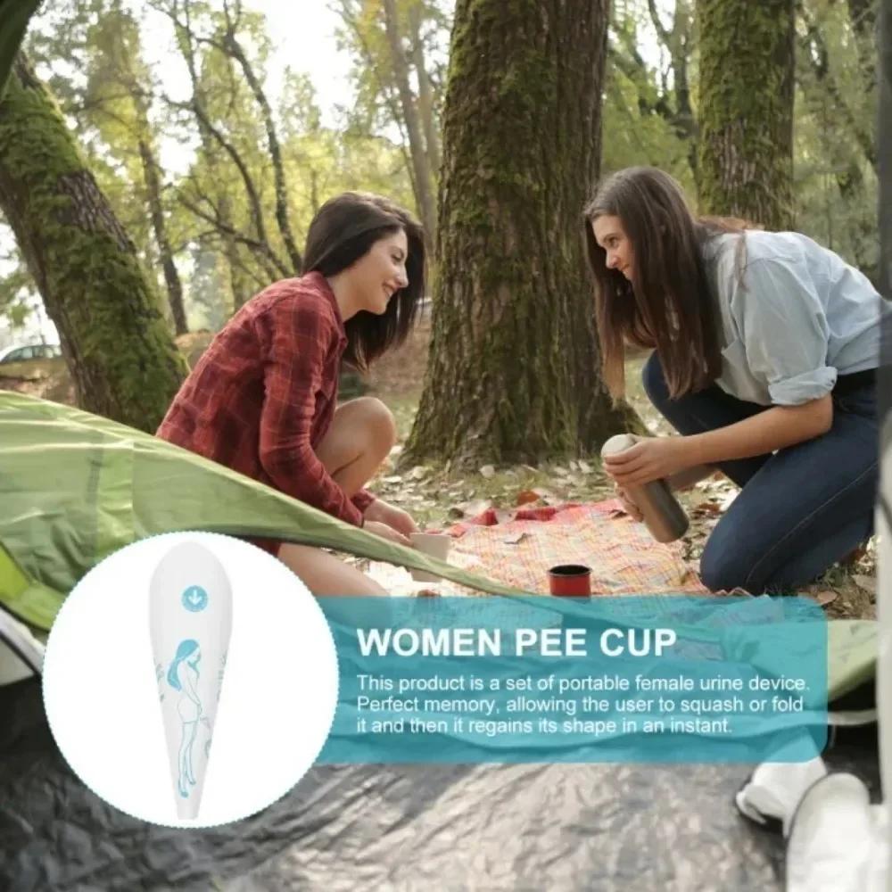 12pcs Disposable Women Urinal Waterproof Paper Urination Device Travel Camping Portable Pregnant Female Stand Up Outdoor Toilet