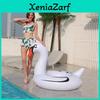 Adult Swan Inflatable Swim Ring 120cm Fashionable Water Lounger Swimming Ring Wholesale