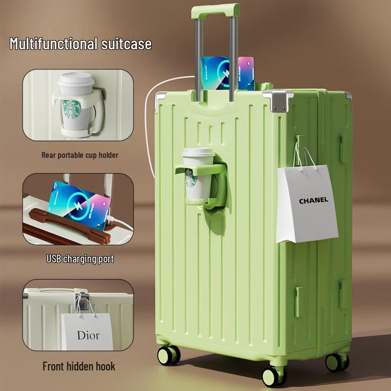 JOURHEY SHI Durable Rolling Suitcase 20 Inch