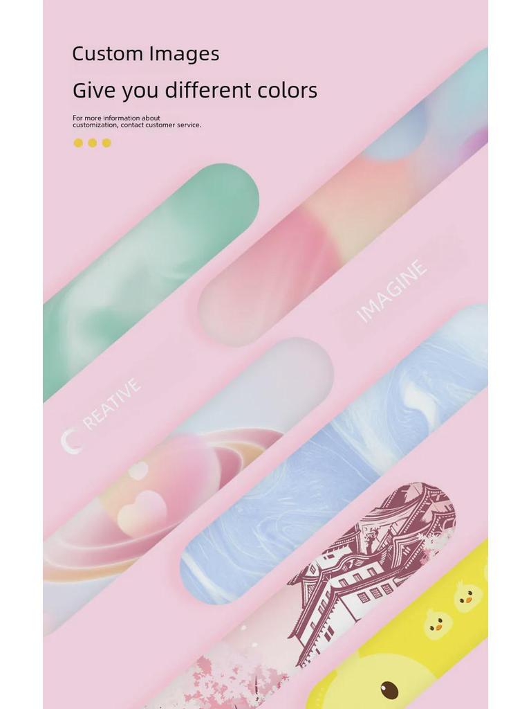 Macaronfarbenes Memory-Foam-Tastatur- und Maus-Handgelenkauflagen-Set, Schlichter Ins-Stil