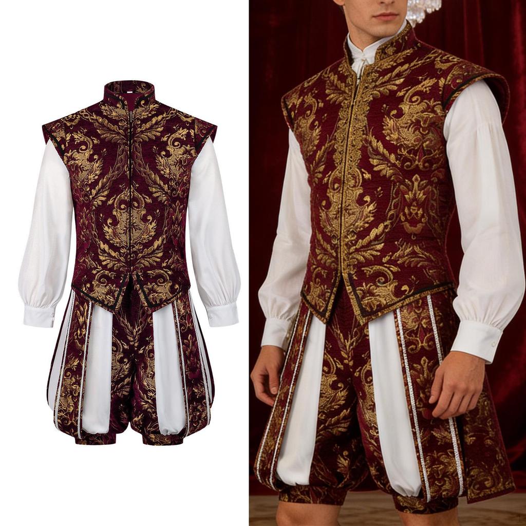 Costume Christmas Medieval King suits for Nightclub