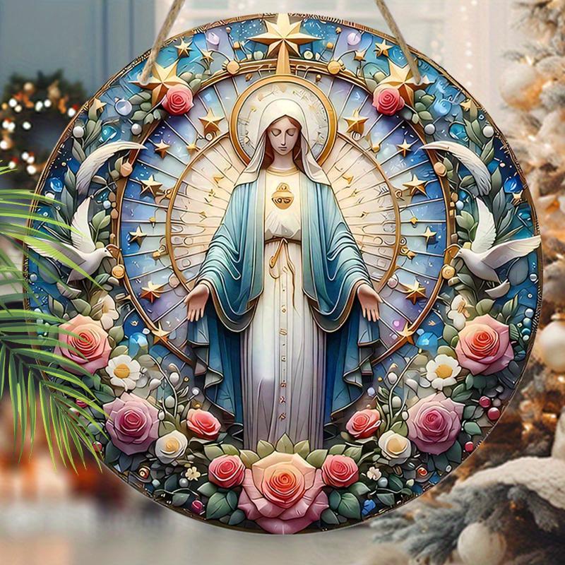 Mønsteret er et engelanheng, dekorasjon til hjemmets vegger eller dører, 2D flatt tre, julepynt, gaver til venner og familie