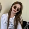 Punk Round Frame Sunglasses Trend Vintage Eyewear Fashion Ins Sunglasses  Outdoor