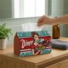 2D Flat 1pc Retro Vintage Classic Tissue Box, Diner Woman Illustration Perfect for Outdoor Gatherings, Daily Desktop Use, And Suitable for Bedrooms, L
