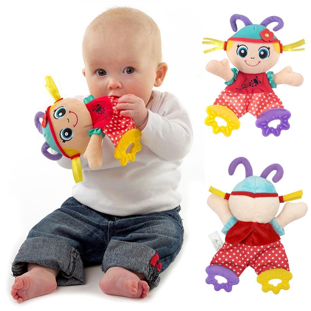 Baby Kids Animal Plush Appease Towel Toy Funny Doll Teether Developmental Toy W