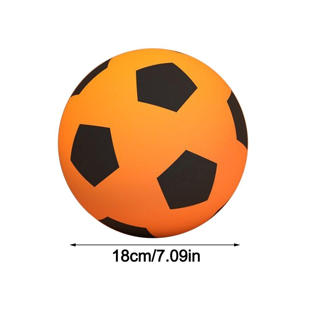 High-Elastic Silent Football Easy To Grip Lightweight Low Noise Foam Soccer Ball 18/21/24CM Low Noise Indoor Training Ball