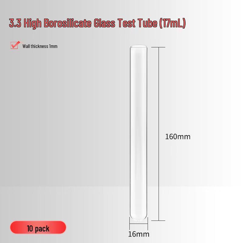Shitai High Borosilicate Round Bottom Glass Test Tube