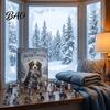 Acrylic Australian Shepherd Collectibles The Aussie's Winter Advent Calendar, 24-Day Countdown Ornament Set Collectible Figurines with Mini