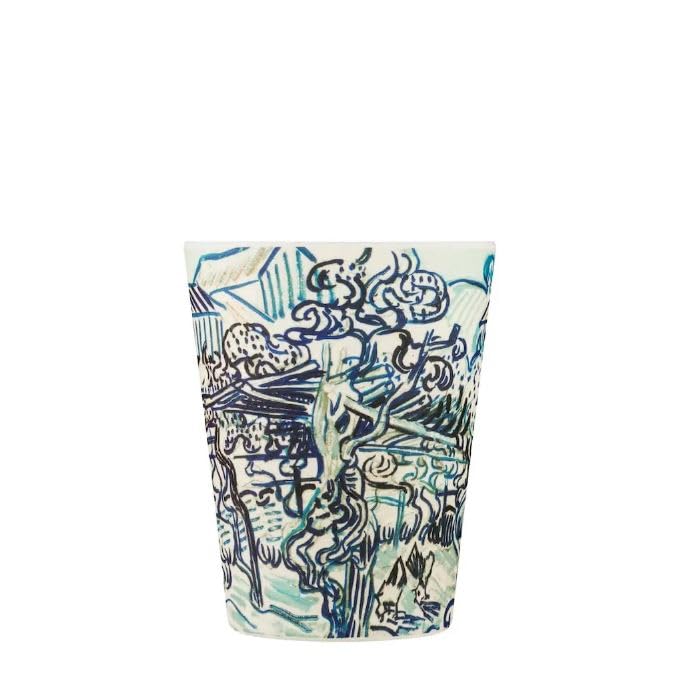 Ecoffee Cup (Ecofee Cup) Reusable Cup and Saucer, Eco-Friendly, Vincent Van Gogh, 350ml, 812 035