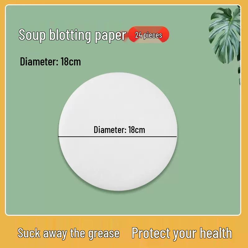 Food Grade Oil Absorbing Sheets for Soup and Simmering - Oil Filtering Paper and Cloth