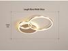 Nordic Modern LED Ceiling Lamp - Creative Round Design for Living Room, Study, Bedroom