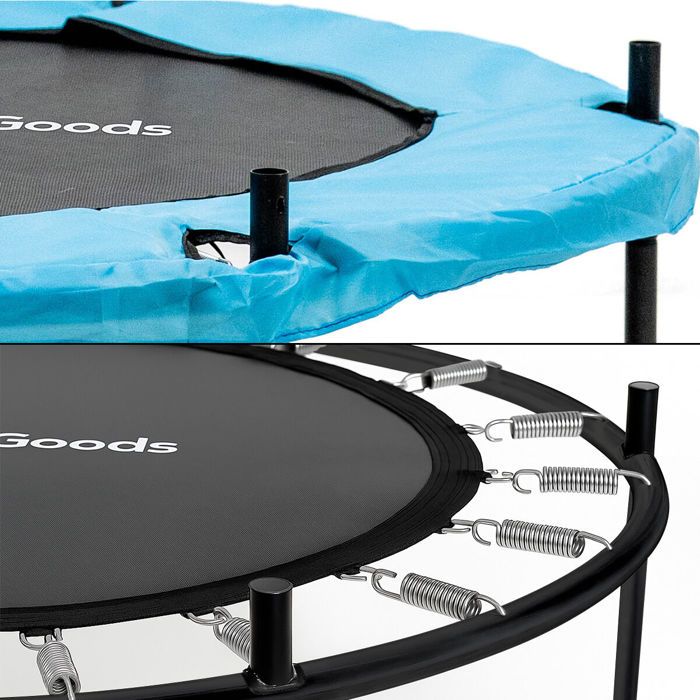 Trampoline - INNOVAGOODS - JEU A RESSORT - 140 cm - Filet de sécurité - 3-6 ans