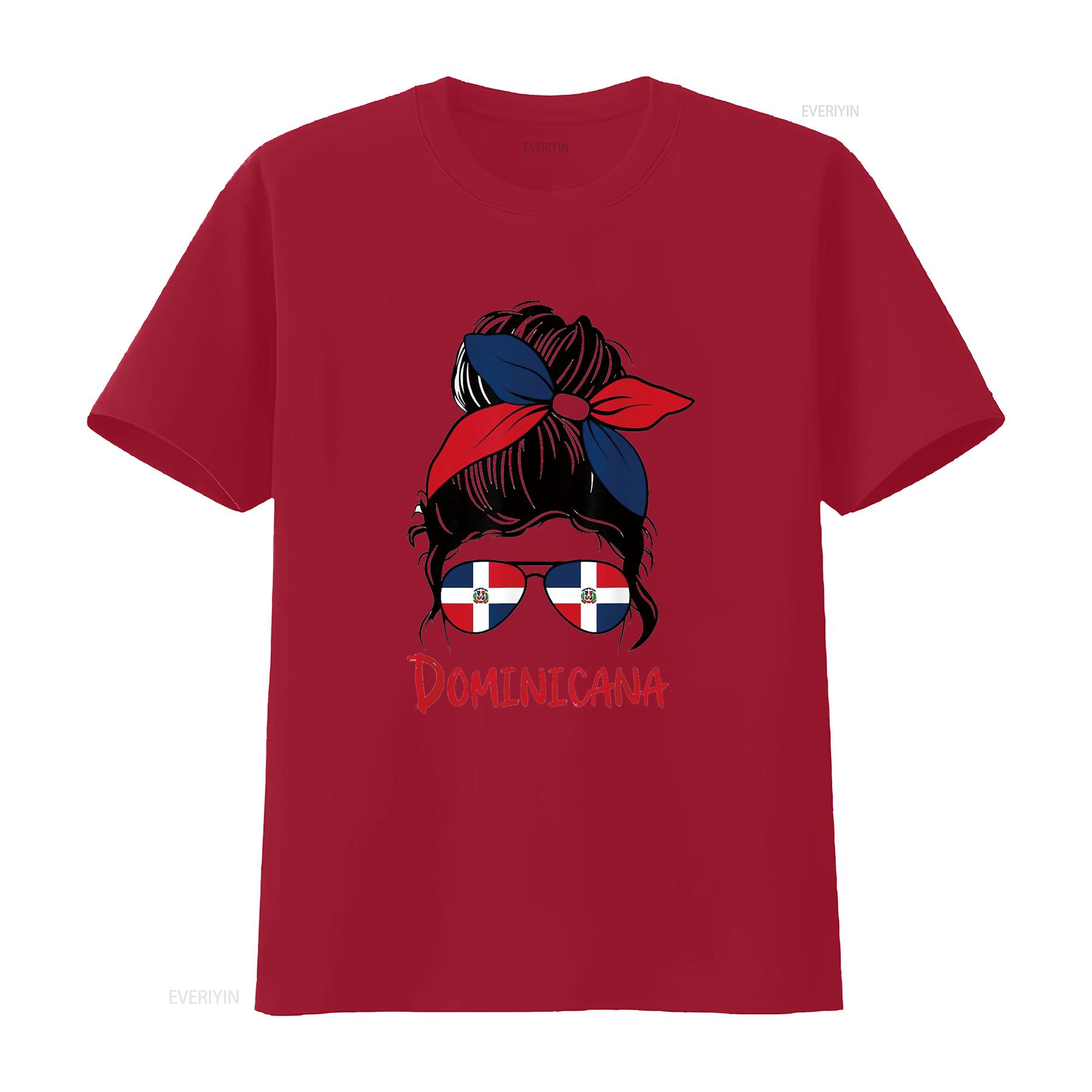 Dominicana Dominican Girl Republica Republic T Shirt White vintage Washed streetwear designer clothes Unisex Soft Stretched S