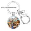 Dinosaur Keychain Pendant: T-Rex, Pterodactyl, Diplodocus, Spinosaurus with Metal Lobster Clasp - Popular European & American Design