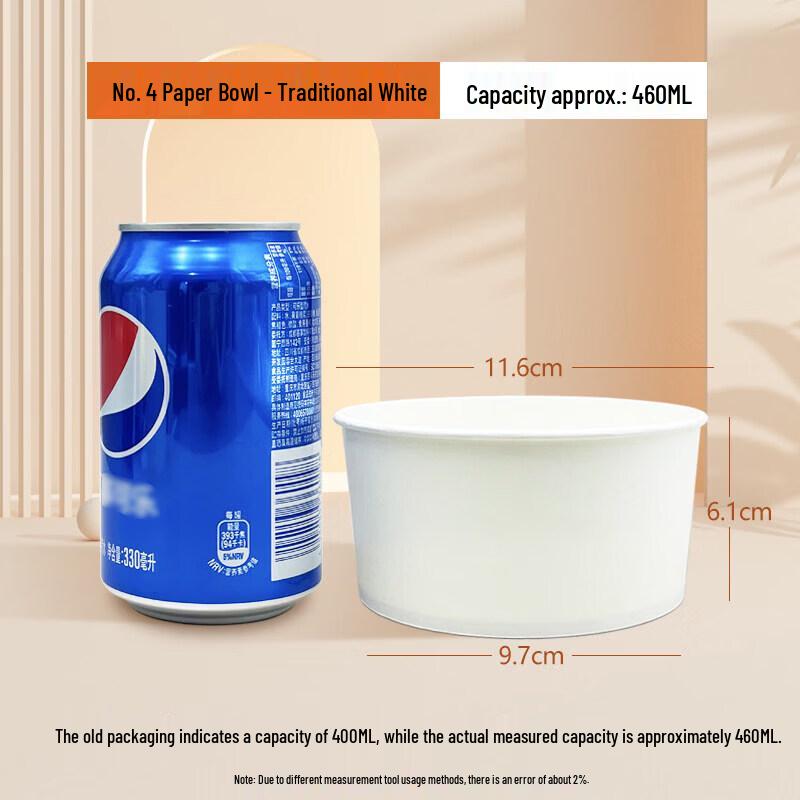 Qiwei Eco-Friendly Thickened Disposable Paper Bowls