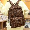 Schoolbag New Fashion Cute Ladies Leopard Print Backpack Large Capacity Student Commuter Backpack Casual Versatile Backpack Batch