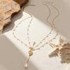 Pearl Pendant Belly Chain Seashell Boho Chest Chain Fashion Waist Chains  Vacation