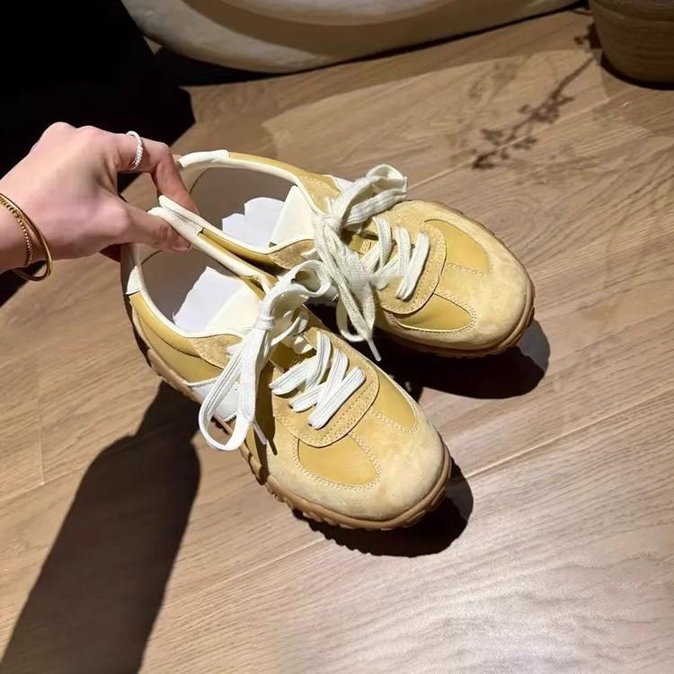 Sheepskin Version of the New Small Inner Height-increasing Shoes Women's Versatile Lace-up Casual Sports Shoes Platform Shoes