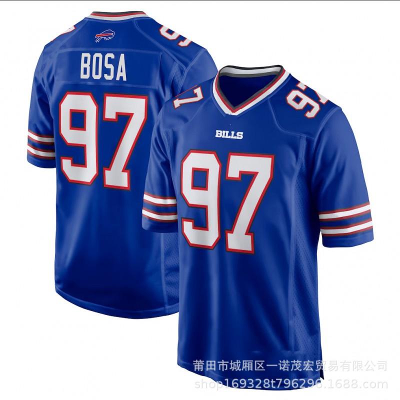 Buffalo Bills Football Jersey Embroidered Team Sports Uniform Men