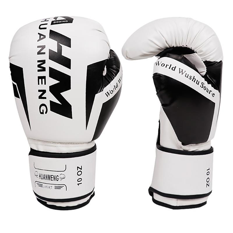 1 Pair Boxing Gloves Adults Women Men Boxing Sanda Gloves Unisex Boxing Training Exercise Leather Gloves Sports Protection Mitts