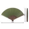 Kyoto Folding Deep Made In A Japanese Accessory for Crafted from Artisanal Perfect for Personal Use or As a 38cm Long X 22cm Wide When Fan, Green,