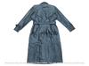 Lambskin Women's Leather Trench Coat Fit Genuine New Black Handmade Soft Casual