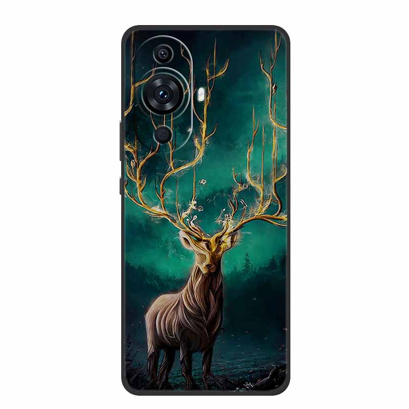 Phone Case For Huawei Nova 12s Back Cover Case Shockproof Black Silicone Soft Funda For Huawei Nova 12s Case Nova12s 6.7" Coque