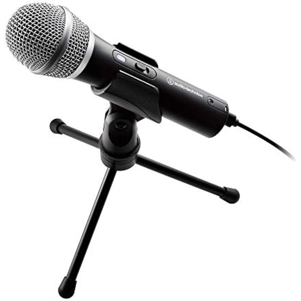 

audio-technica USB microphone telework/telecommuting/live broadcast/recording/podcast/live commen...