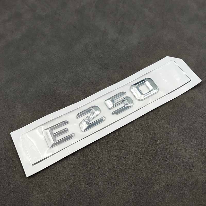 ABS 3D hromēti burti automašīnas uzlīmēm