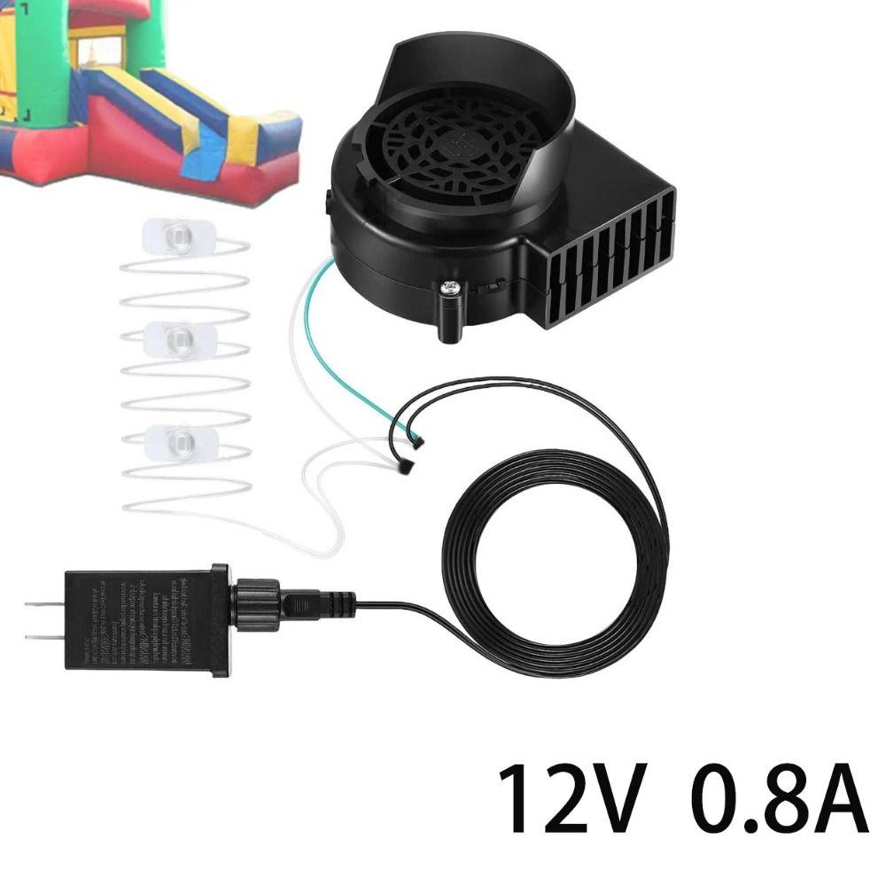 Mini 12V 1.2A Inflatables Blower LED Light Strings Durable Air Blower High Power Univesal Blower Fan Holiday Display