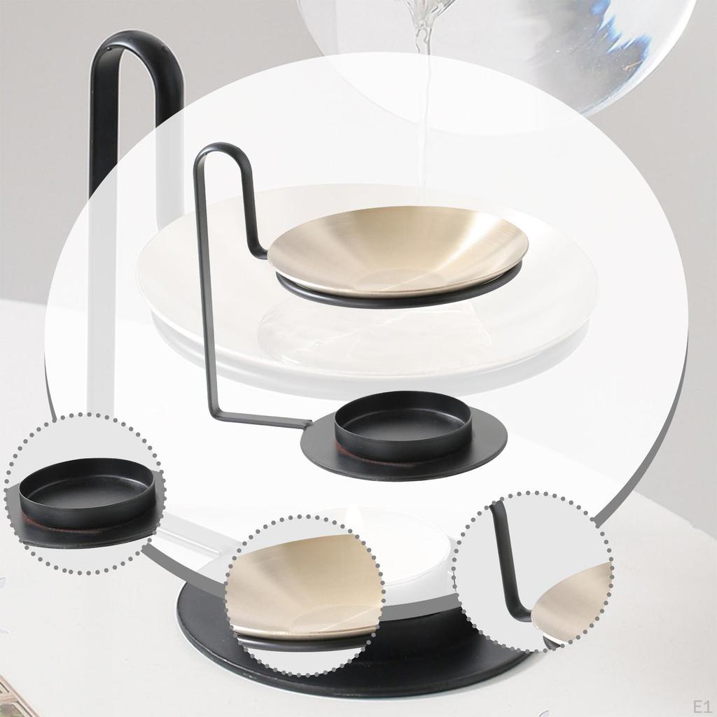 Essential Oil Burner Melt Tea Light Candle Holder Portable Hotel Detachable