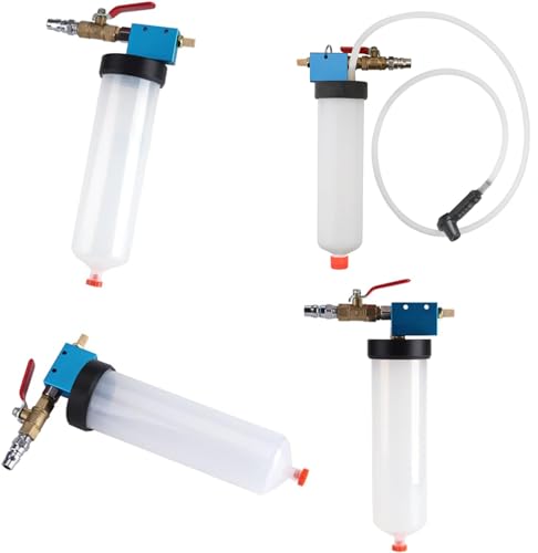 Samcos Brake Fluid Changer, Air Bleeding Tool, Brake Oil Change, Car, Motorcycle, Waste Oil Replacement, Fuel, Oil Tool, Capacity 300ML, Lightwei