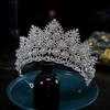 European Style New Luxurious and Elegant Bride Wedding Crown Headdress Heavy Industry Crown Tiara Hair Accessories Main Wedding Accessories