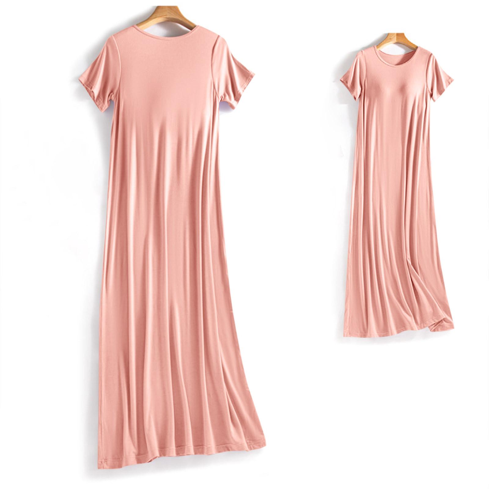 

Women s Summer Dress Loose Beach Vacation Casual Deep V Neck Vest Dress Elegant Shirt Dress XXL рожевий