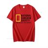 National Sarcasm Society Lustiges Sarkastisches Herren Damen T-Shirt Buchstabenaufdruck Tops T-Shirt Baumwolle Herren Übergröße Lässiges Oberteil T-Shirt