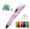 3D pen for kids creative printer fun PE12 pink refill