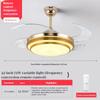220V Invisible Ceiling Fan Lamps Bedroom Living Room Dining Room Study LED Modern And Minimalist Household Pendant Light