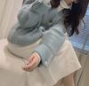 Women's Korean V-neck Knit Cardigan - Single-breasted, Loose Fit, Versatile Autumn/Winter Style