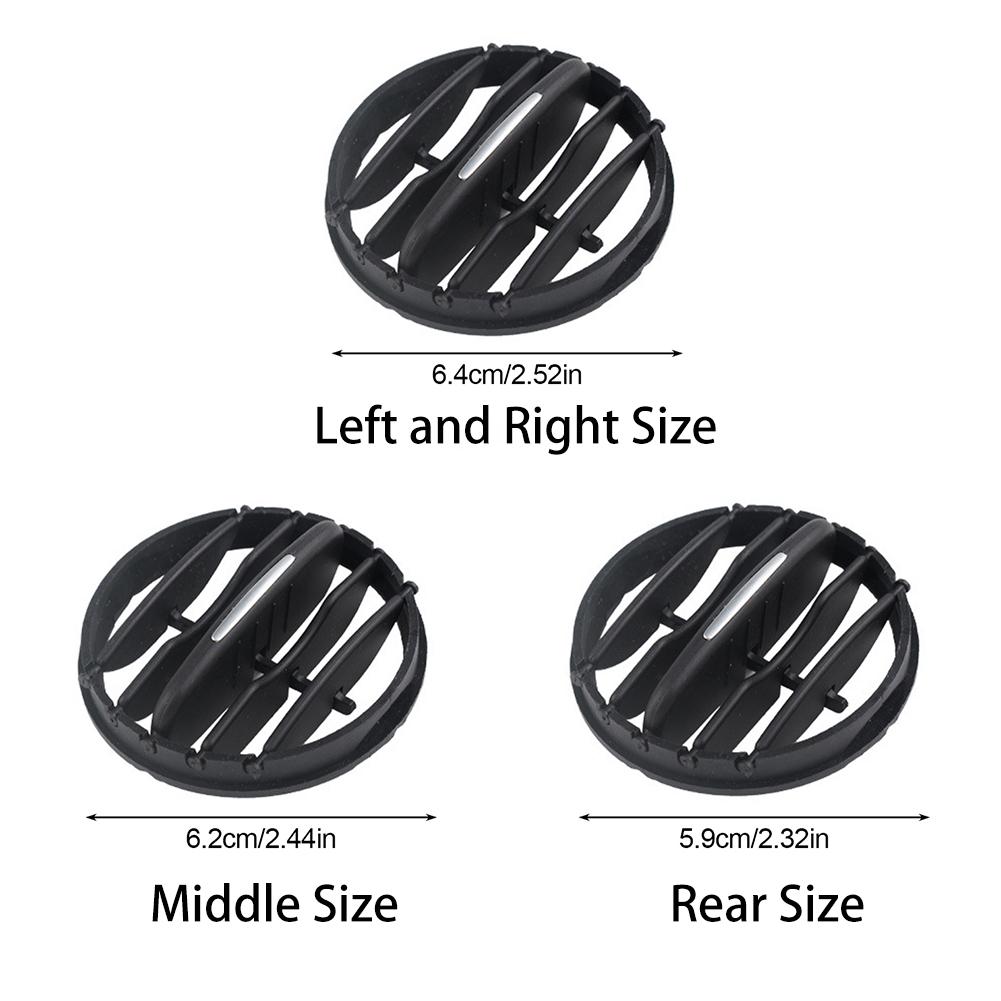 Auto-Entlüftungsabdeckung, Luftzirkulation, Klappzubehör, Klimaanlagengitter, Auspuffabdeckungen, für Volkswagen VW Tiguan 2010-2017