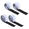 Pedalboard Pedal Mounting Tape Fastener Length 2M Width 3CM for Guitar Pedal Board, 4-Pack (2 Hook + 2 Loop)
